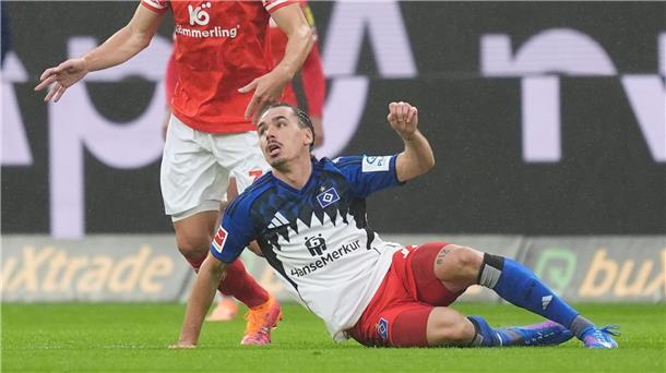 4:0-Heimsieg: Starker HSV überrollt Mainz 05 Spieler des Spiels: HSV-Doppeltorschütze Rayan Philippe (r)