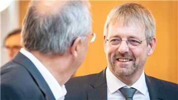 Sprach auch über die Rolle des Bauernverbands bei den Bauernprotesten im Winter: Landvolk-Vorsitzender Jan Heusmann. Foto: Hartmann