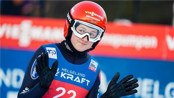 Starker Sprung, im Laufen nicht die Beste: Maria Gerboth war beim Weltcup-Auftakt die stärkste Deutsche.