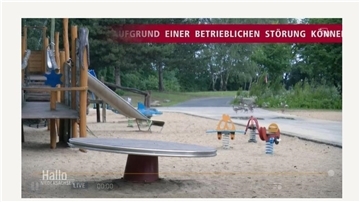 Statt "butenunbinnen" lief im Fernsehprogramm Radio Bremen der NDR.