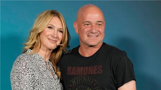 Steffi Graf und Andre Agassi waren Superstars des Tennis.