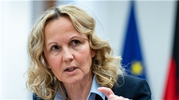Steffi Lemke (Bündnis 90/Die Grünen), Bundesministerin für Umwelt, Naturschutz, nukleare Sicherheit und Verbraucherschutz, hat ein gutes Gefühl nach der Weltwasserkonferenz.