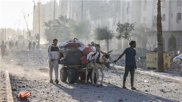 Nach Ende des Krieges: Perspektiven für den Gazastreifen Straßenszene in Chan Junis. Was für eine Zukunft hat der Gazstreifen?