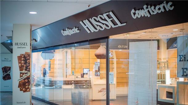 Süßwarenfachgeschäft "Hussel" schließt seinen Standort im Bremerhavener Columbus-Center. Foto: Hartmann