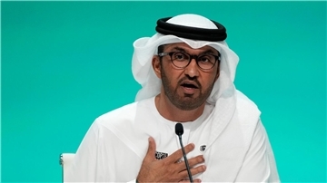 Sultan al-Dschaber, Präsident der Weltklimakonferenz in Dubai und Chef des staatlichen Ölkonzerns Adnoc.