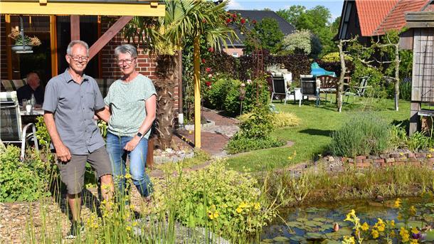 Sylke Wulff und Reinhold Schwarz liegt in ihrem Hausgarten Insektenvielfalt sehr am Herzen.