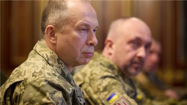 Kiew berichtet von Erfolgen im Donbass Syrskyj berichtet von neuen Geländegewinnen im Osten. (Archivbild)