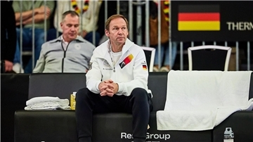 Teamchef Rainer Schüttler stieg mit seinem Team aus der Weltgruppe ab.