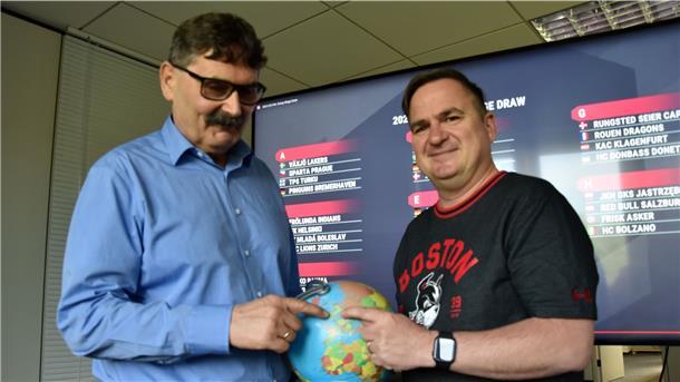 Teammanager Alfred Prey (links) und Geschäftsführer Hauke Hasselbring befinden sich mitten in der Saisonvorbereitung. 