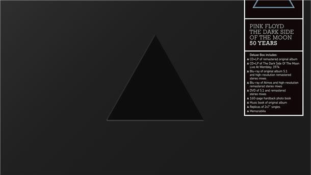 Pink Floyd: 50 Jahre „The Dark Side Of The Moon“ „The Dark Side Of The Moon“ von Pink Floyd in einer Box-Ausgabe zum 50. Geburtstag.