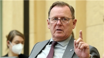 Thüringens Ministerpräsident Bodo Ramelow (Linke) leitet als Bundesratspräsident die Debatte um das Energiesicherungsgesetz.