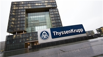 ThyssenKrupp, hier die Konzernzentrale in Essen, wird am Standort Bremen-Nord, viele Stellen streichen. Die Mitarbeiter werden am Donnerstag über den weiteren Ablauf informiert.