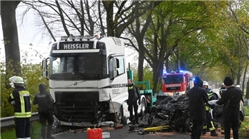 Unfallmit Lkw