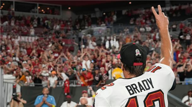 Tom Brady, Quarterback der Tampa Bay Buccaneers,ist einer der größten Spieler in der Geschichte des Sports.