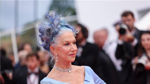 Ton in Ton: Helen Mirren auf dem roten Teppich.
