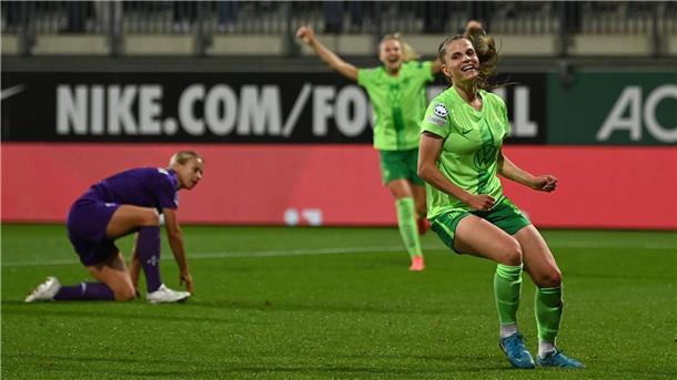 Traf bei ihrem Comeback schon nach wenigen Minuten: Tabea Sellner vom VfL Wolfsburg.