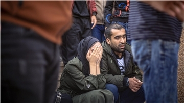 Trauer um Angehörige, die nach einem israelischen Bombenangriff ums Leben kamen.
