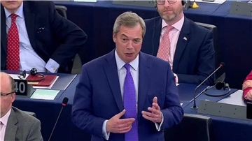 Tritt mit seiner Partei Reform UK in Großbritannien an: Nigel Farage. 