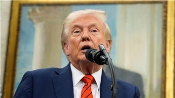 Trump reist am Sonntag in den Nahen Osten. 