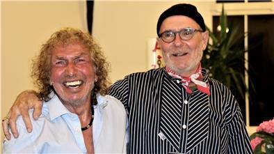 Udo Tölke und Klaus Turmann gestalteten den Abend mit Lyrik und Prosa vom Meer und der dazu passenden Musik. 