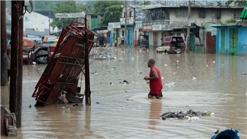 Überflutungen in Port-au-Prince.