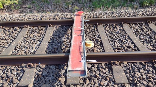 Gleise blockiert