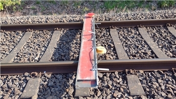 Gleise blockiert