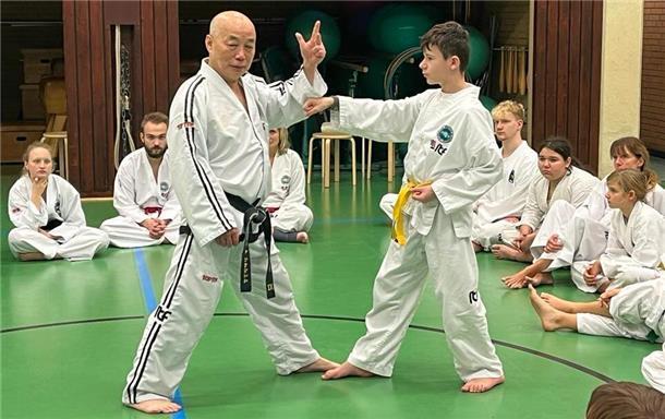 Großmeister Ung Kim Lan in Blexen Taekwom-Do