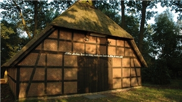 Das Foto zeigt den Schafstall in Vierden. 