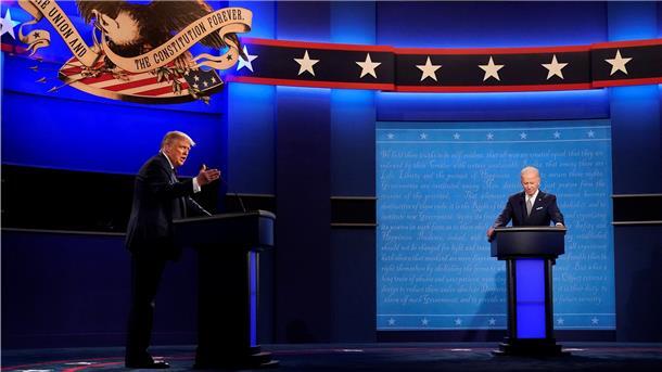 US-Präsident Donald Trump und Herausforderer Joe Biden lieferten sich eine TV-Debatte, die viele Zuschauer abstieß.