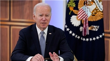 US-Präsident Joe Biden Joe Biden in Washington - noch hat er seinde Kandidatur für 2024 nicht offiziell angekündigt.