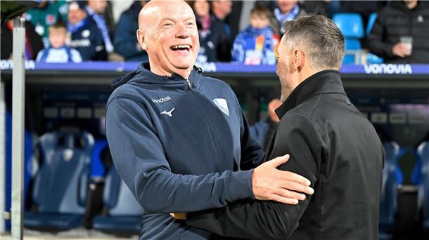 Rösler lacht beim VfL-Einstand - 3:2 gegen Hertha Uwe Rösler hatte bei seiner Rückkehr als Trainer nach Deutschland Grund zur Freude