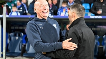 Uwe Rösler hatte bei seiner Rückkehr als Trainer nach Deutschland Grund zur Freude