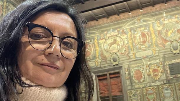 Gutenberg-Preis geht an Valentyna Bochkovska Valentyna Bochkovska wird geehrt.