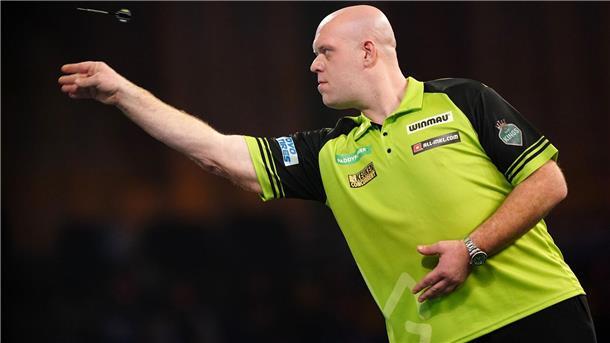 Darts-Weltmeister Humphries gewinnt World Matchplay Van Gerwen dominierte einst die Darts-Tour wie heute Humphries.