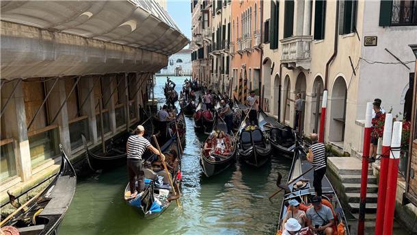 Massentourismus: Wenn Urlauber nicht mehr willkommen sind Venedig machte wegen seiner Eintrittsgebühr Schlagzeilen - die Touristen hielt das jedoch nicht ab. (Archivbild)