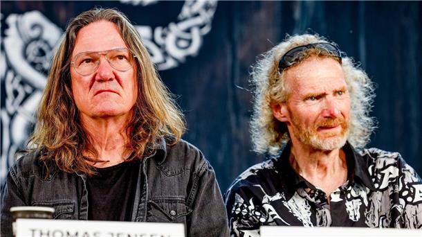 Metalfans verlassen Wacken ohne Probleme Veranstalter Thomas Jensen (l) und Holger Hübner: „Dafür sind wir das lauteste, härteste Festival - da muss man eben durch.“