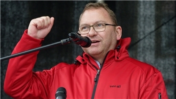Verdi-Chef Frank Werneke fordert eine Reform der Grundrente.