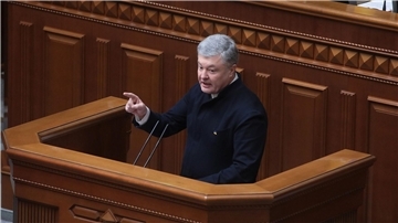 Verlor 2019 nach fünf Jahren im Amt die Wahlen gegen Wolodymyr Selenskyj: Petro Poroschenko.