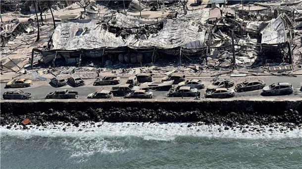 Inferno im Paradies: Jahrestag der tödlichen Brände auf Maui Verstopfte Straßen wurden auf Maui zur tödlichen Falle. (Archivbild)