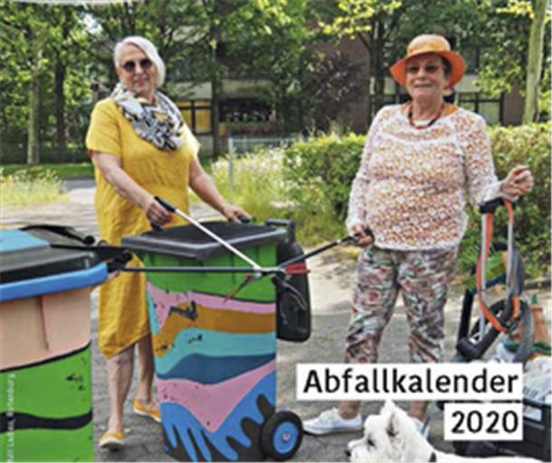 Der Abfallkalender des Landkreises Rotenburg.