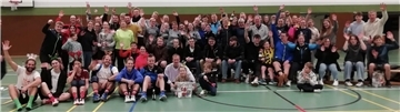 Volleyballer beim Turnier der TSG Burhave