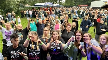 Viel Spaß hatten die Festivalbesucher in Friedrich-August-Hütte.