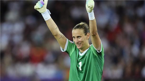 Viele Hindernisse auf dem Weg nach oben: Nationaltorhüterin Ann-Katrin Berger. (Archivfoto)  