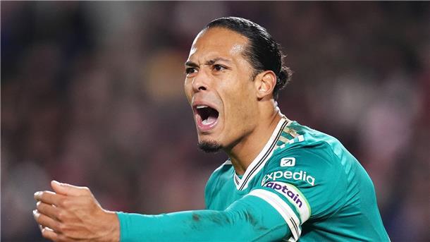 Liverpools van Dijk zur Krise: „Es ist schwer zu ertragen“ Virgil van Dijk ist bedient.