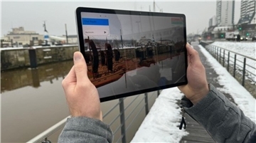 Virtuelle Schiffe auf echtem Wasser versenken - Studierende der Hochschule Bremerhaven machen das mit einem Augmented-Reality-Projekt möglich.