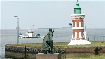 Von Bremerhaven aus brach Gustav Götze nach Amerika auf.