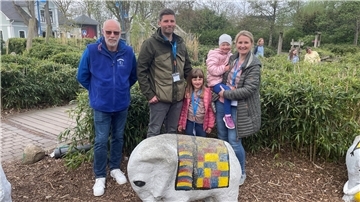 Gruppenbild einer Familie 