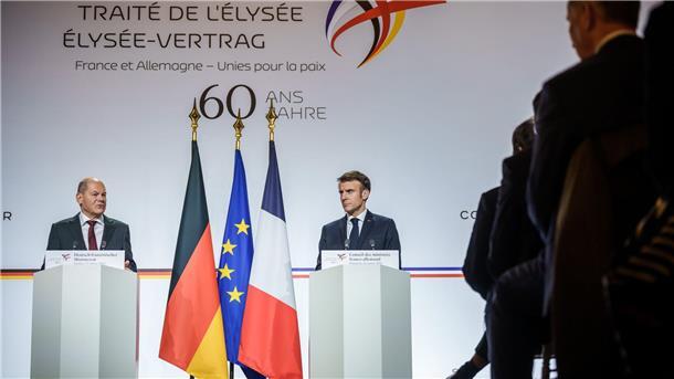 Scholz und Macron beschwören Länder-Freundschaft Vor 60 Jahren wurde der Élysée-Vertrag zur Aussöhnung der beiden einstigen Erbfeinde und Kriegsgegner in Paris unterzeichnet.