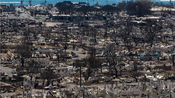 Inferno im Paradies: Jahrestag der tödlichen Brände auf Maui Vor einem Jahr tobten tödliche Brände auf Maui - die Schäden waren immens. (Archivbild)